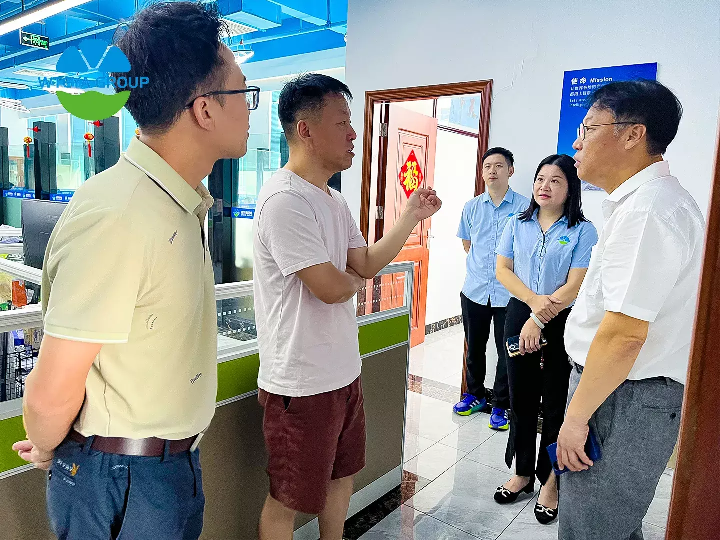 Korean client visits WTEYA - WTEYA factory visit